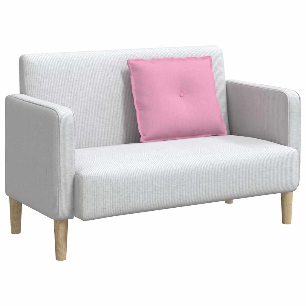 vidaXL Poduszka na plecy Różowy 60 x 19 x 50 cm tkanina