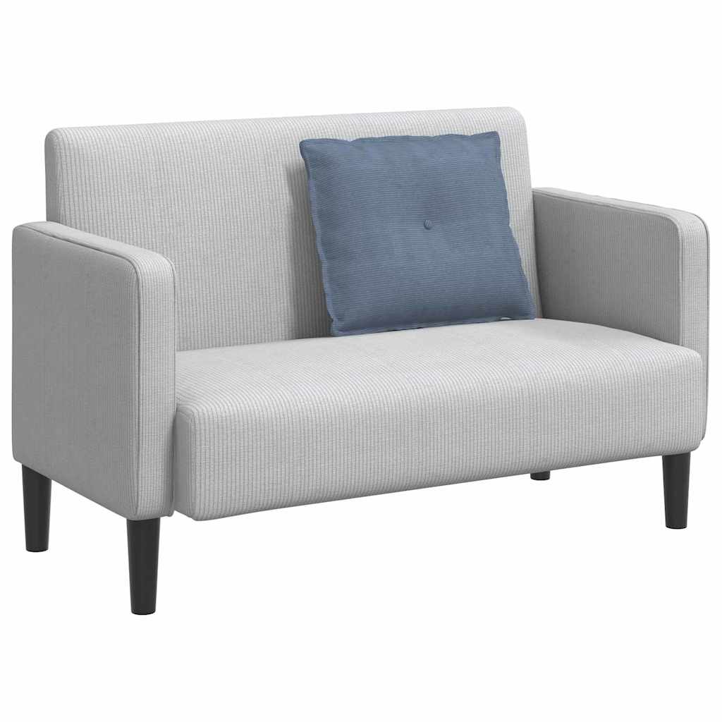 vidaXL Poduszka na plecy Niebieski 60 x 50 cm Tkanina sztruksowa