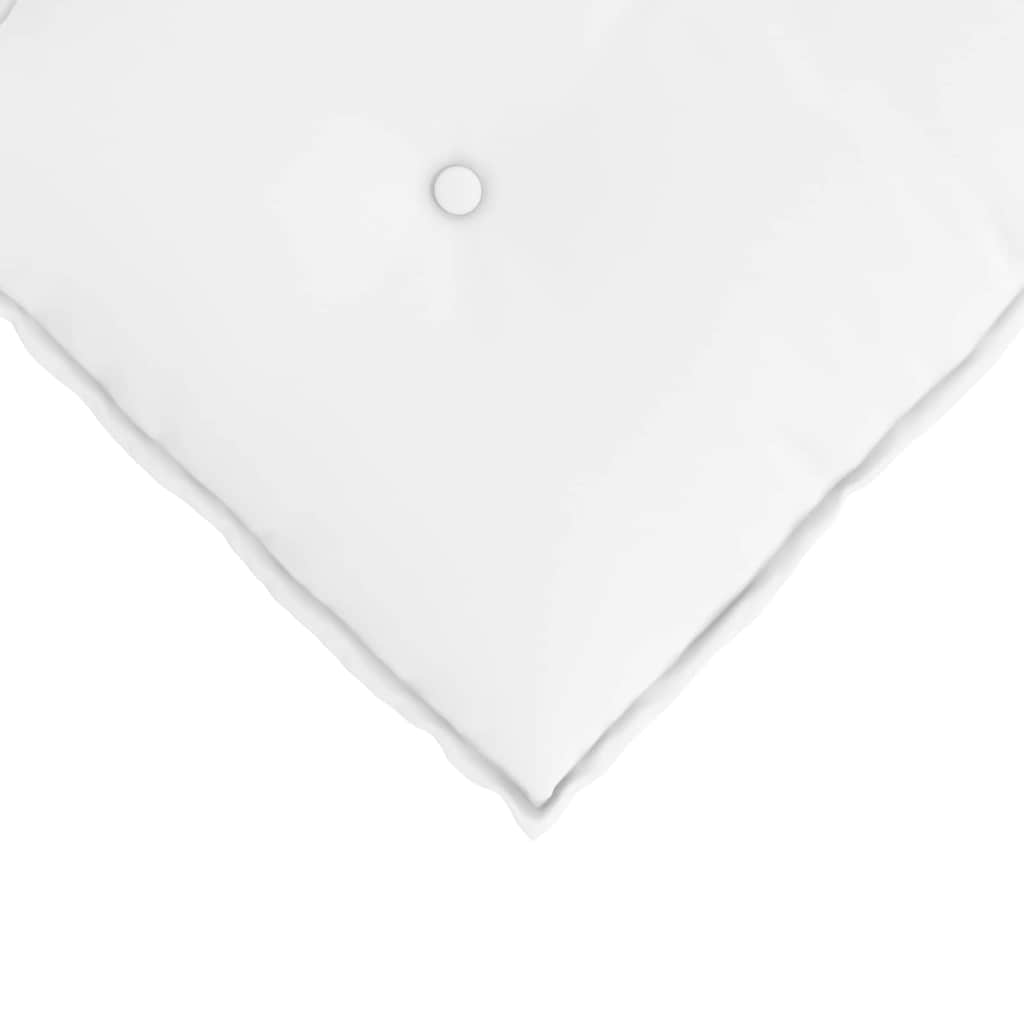 vidaXL Poduszka na plecy Biały 80 x 19 x 50 cm tkanina