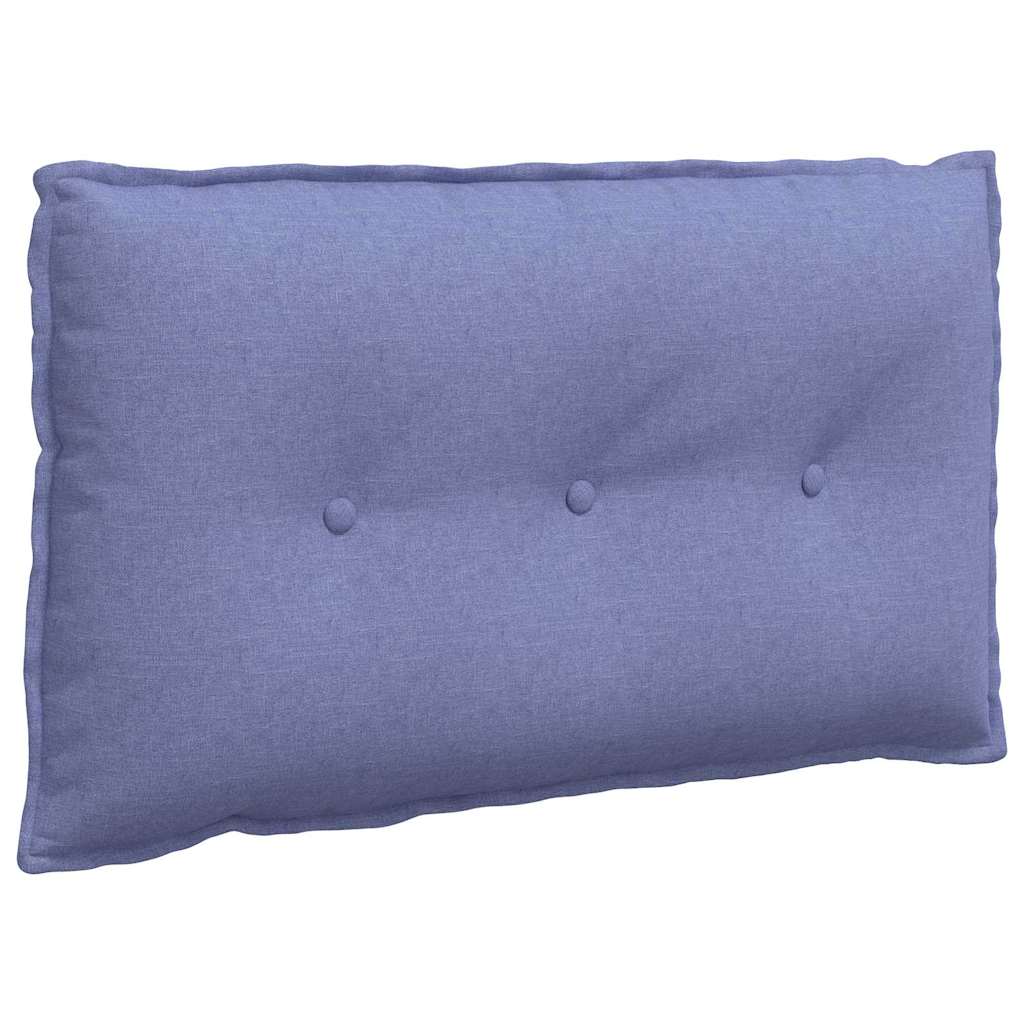 vidaXL Poduszka na plecy Niebieski dżins 80 x 19 x 50 cm tkanina