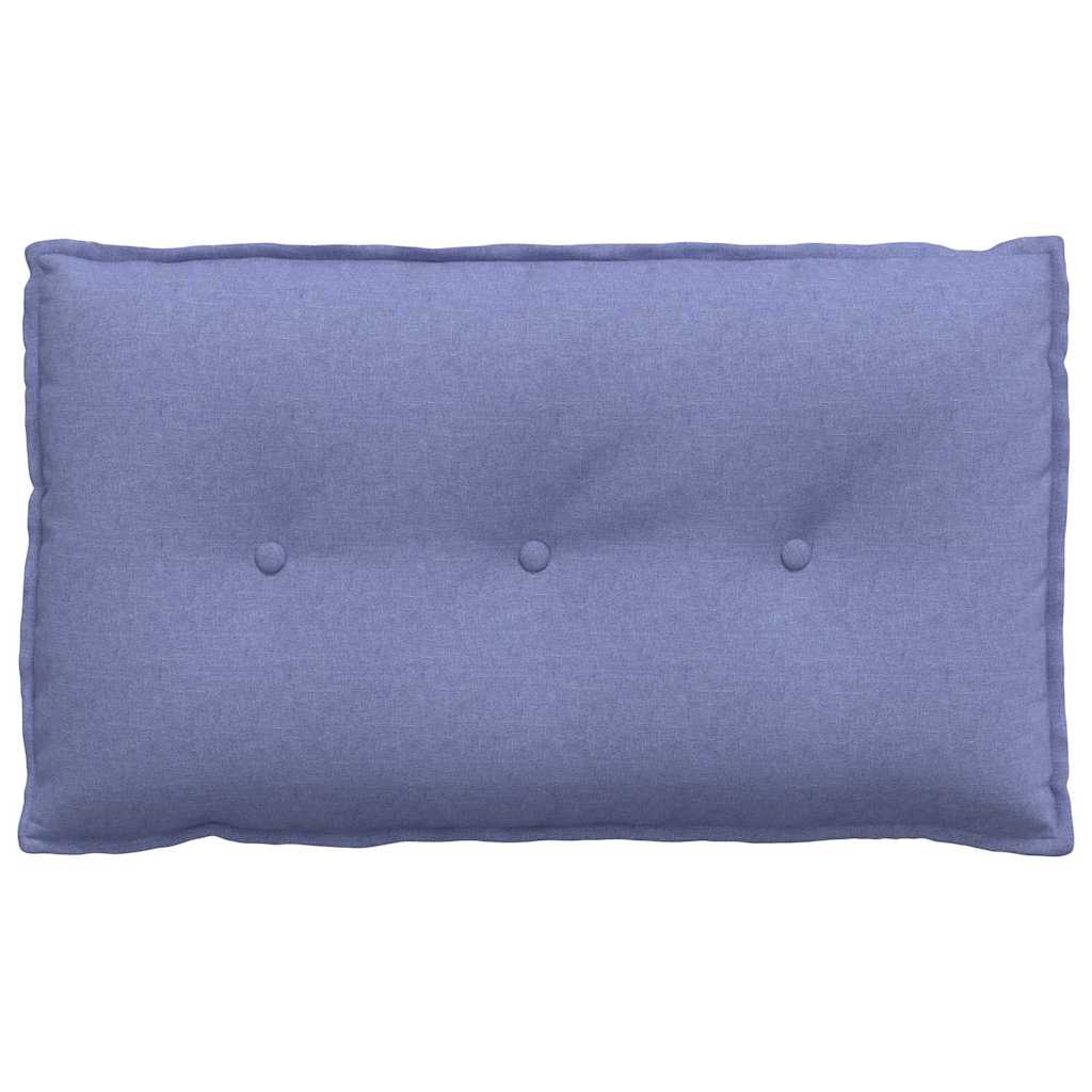vidaXL Poduszka na plecy Niebieski dżins 80 x 19 x 50 cm tkanina