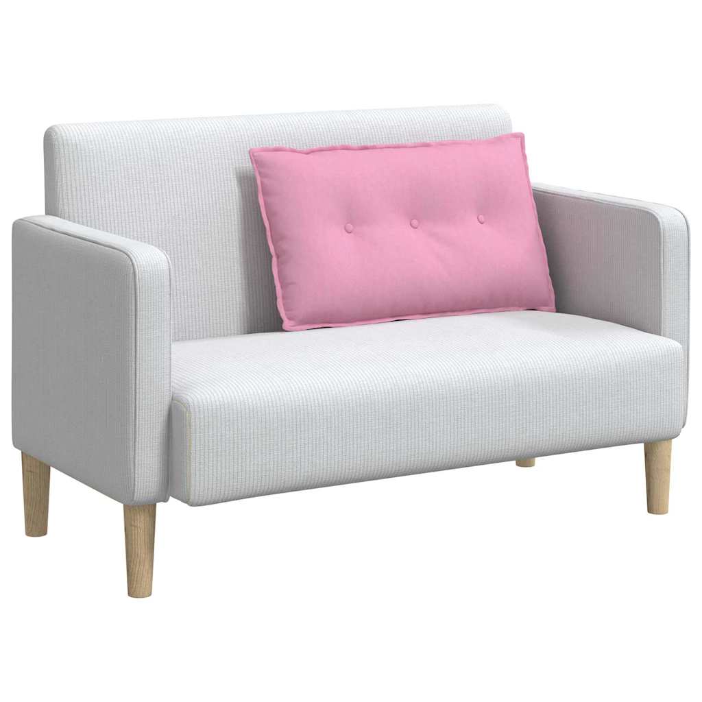 vidaXL Poduszka na plecy Różowy 80 x 19 x 50 cm tkanina