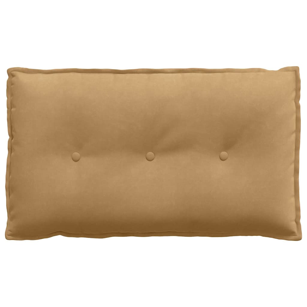 vidaXL Poduszka na plecy Brązowy 80 x 50 cm Tkanina sztruksowa