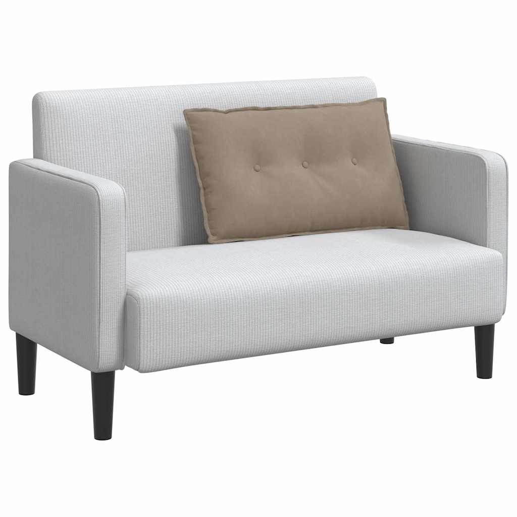 vidaXL Poduszka na plecy Ciemnoszary 80 x 50 cm Tkanina mikrofibrowa