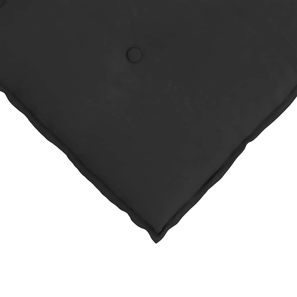 vidaXL Poduszka na plecy Czarny 80 x 50 cm Tkanina mikrofibrowa