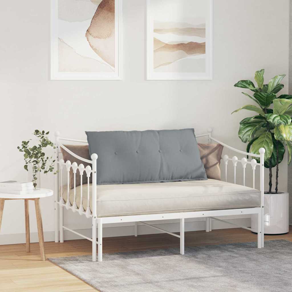 vidaXL Poduszka na plecy Jasnoszary 100 x 19 x 50 cm tkanina