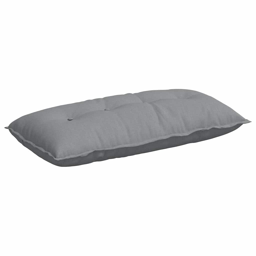 vidaXL Poduszka na plecy Jasnoszary 100 x 19 x 50 cm tkanina