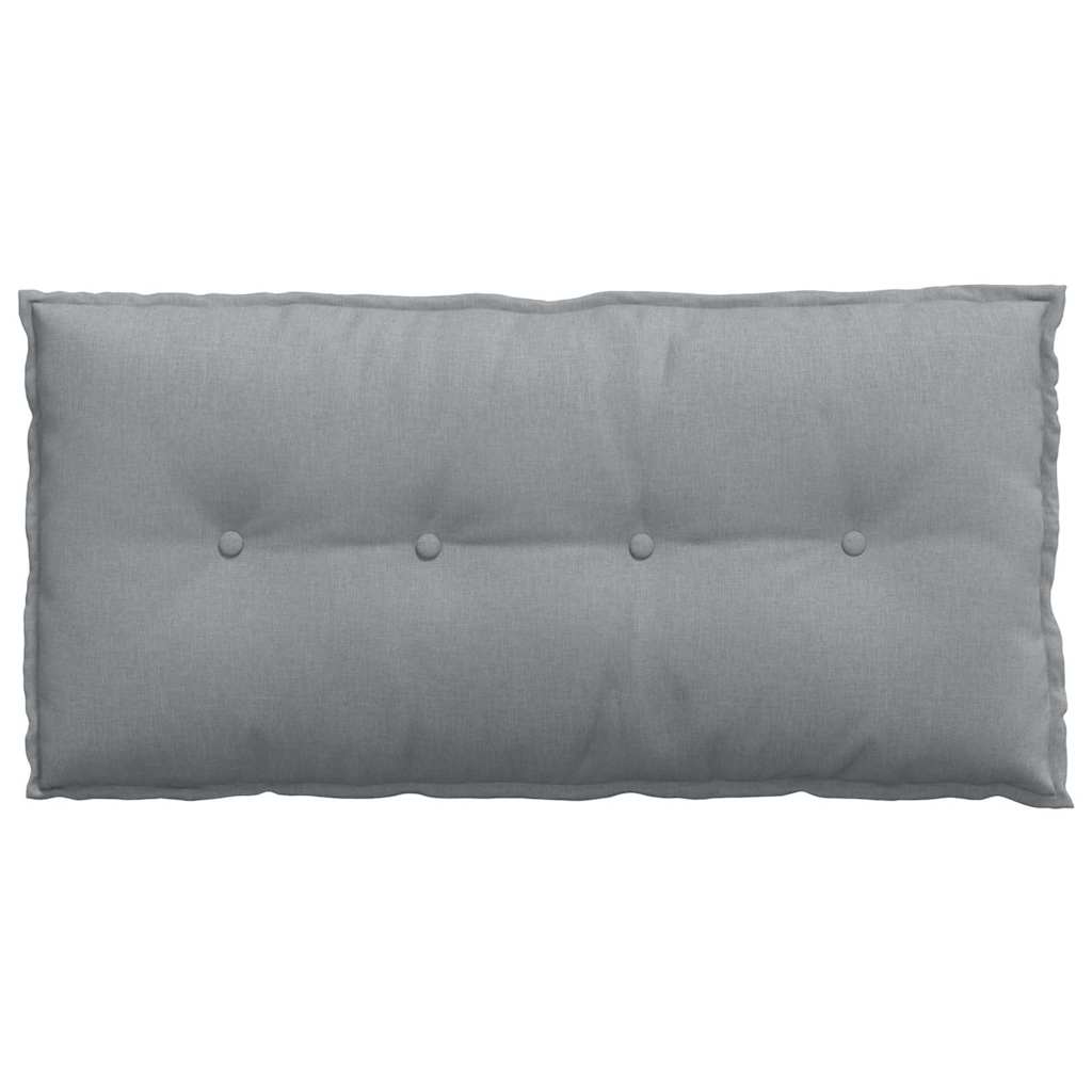 vidaXL Poduszka na plecy Jasnoszary 100 x 19 x 50 cm tkanina
