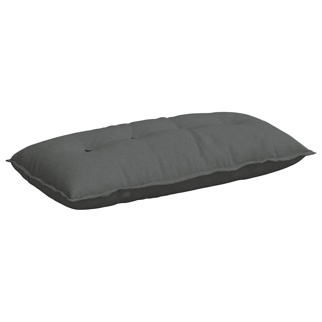 vidaXL Poduszka na plecy Ciemnoszary 100 x 19 x 50 cm tkanina