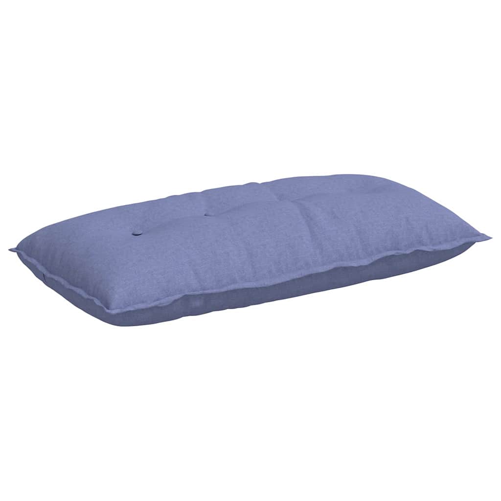 vidaXL Poduszka na plecy Niebieski dżins 100 x 19 x 50 cm tkanina