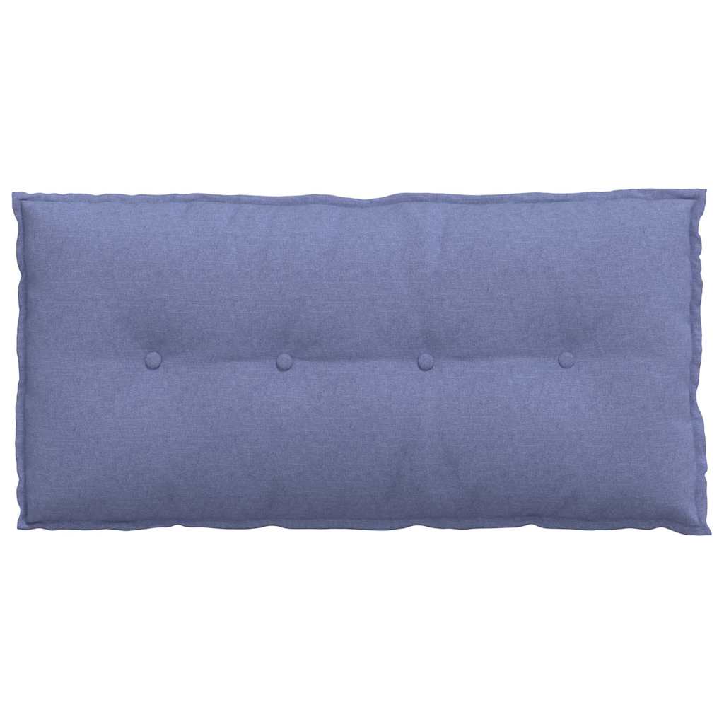 vidaXL Poduszka na plecy Niebieski dżins 100 x 19 x 50 cm tkanina