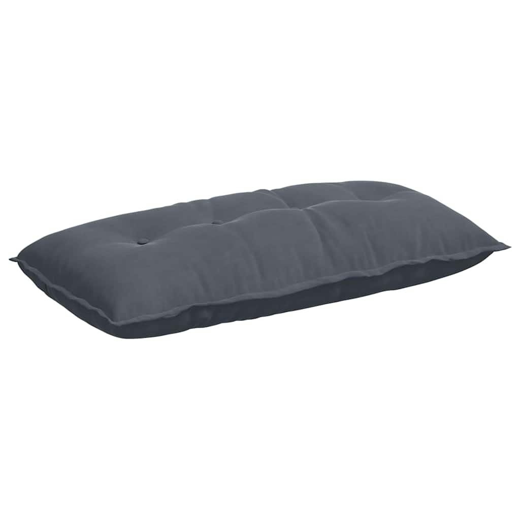 vidaXL Poduszka na plecy Ciemnoszary 100 x 50 cm Tkanina sztruksowa