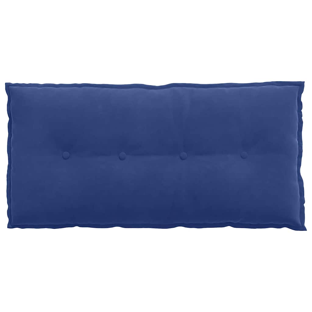 vidaXL Poduszka na plecy Niebieski policyjny 100 x 50 cm
