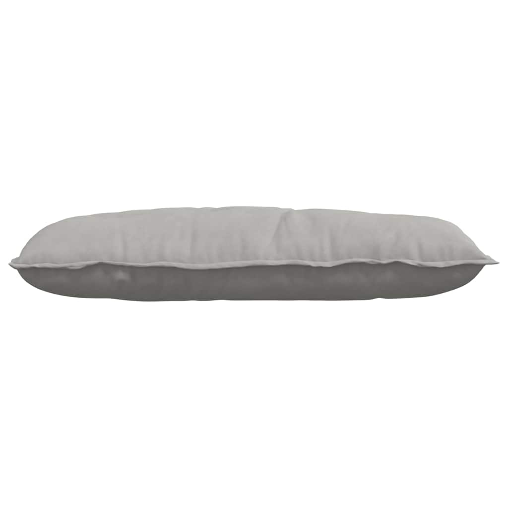 vidaXL Poduszka na plecy Jasnoszary 100 x 50 cm Tkanina mikrofibrowa