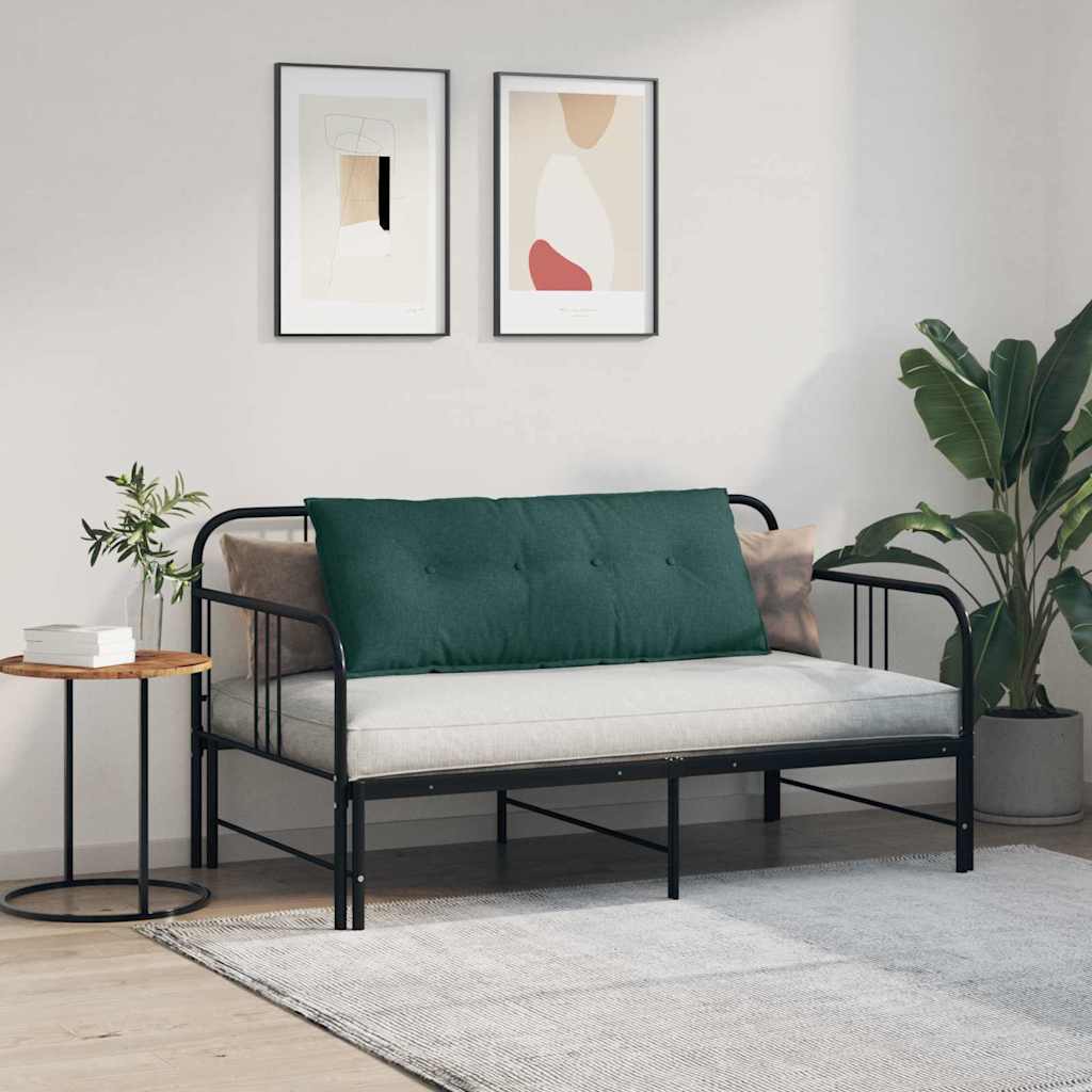 vidaXL Poduszka na plecy Ciemna zieleń 120 x 19 x 50 cm tkanina