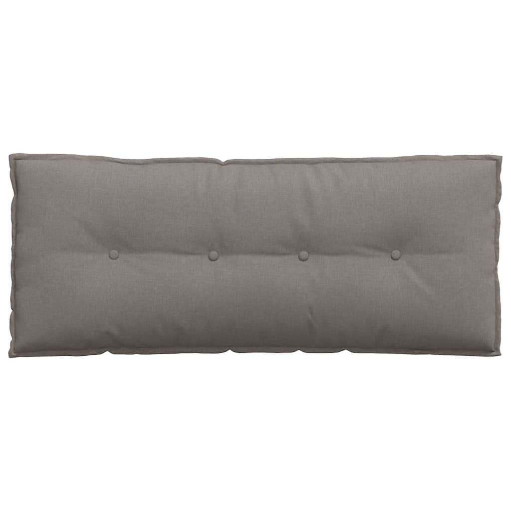 vidaXL Poduszka na plecy Ciemnoszary 120 x 19 x 50 cm tkanina