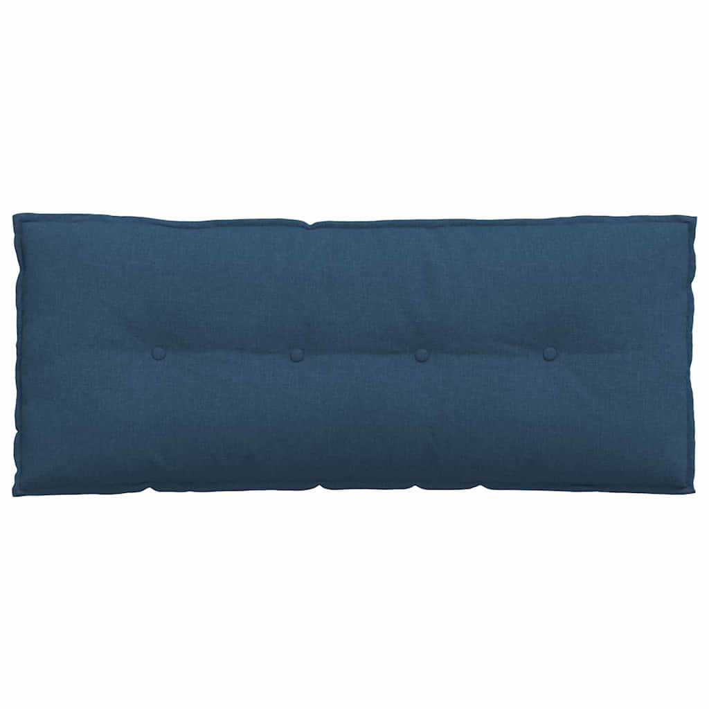 vidaXL Poduszka na plecy Niebieski 120 x 19 x 50 cm tkanina