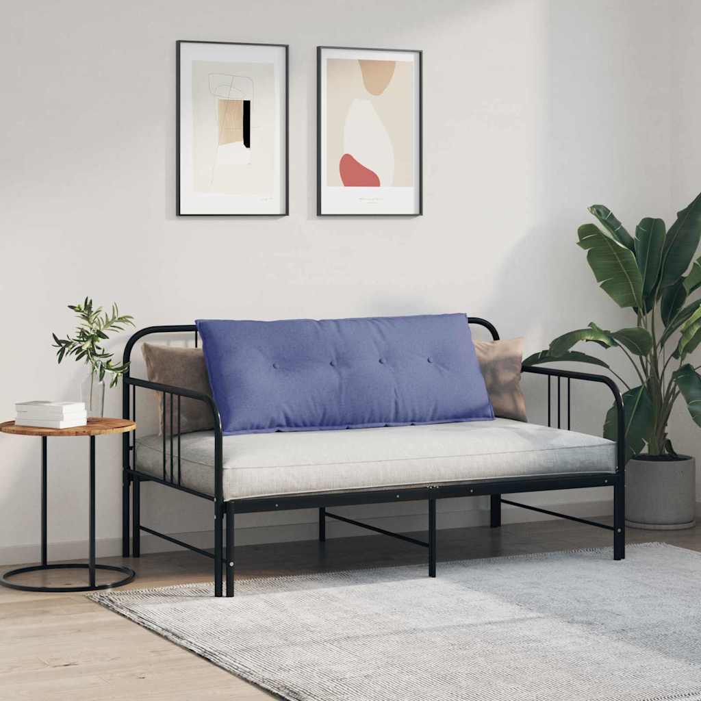 vidaXL Poduszka na plecy Niebieski dżins 120 x 19 x 50 cm tkanina