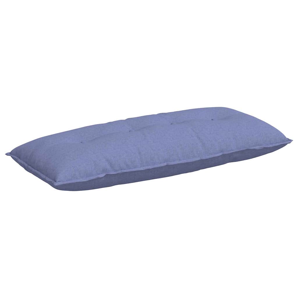 vidaXL Poduszka na plecy Niebieski dżins 120 x 19 x 50 cm tkanina