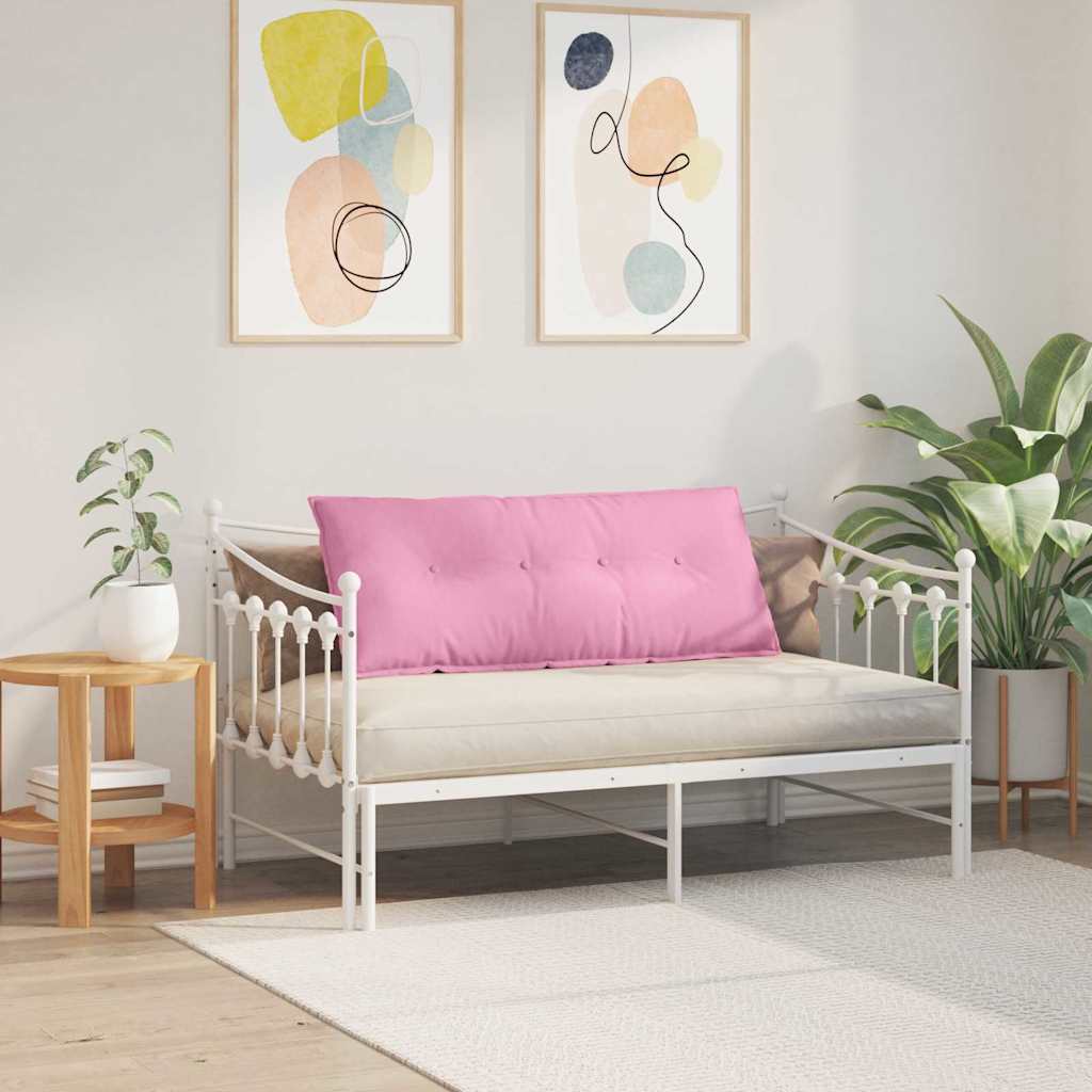 vidaXL Poduszka na plecy Różowy 120 x 19 x 50 cm tkanina