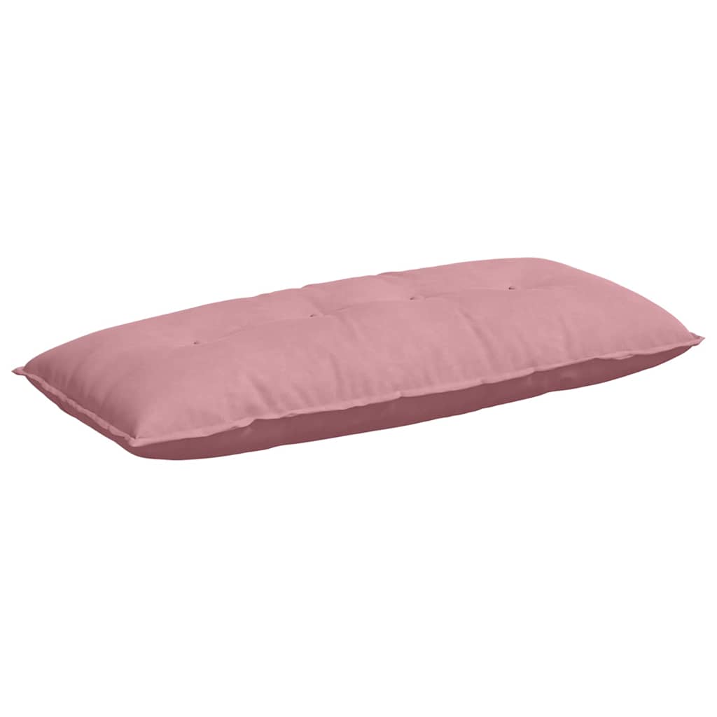 vidaXL Poduszka na plecy Różowy 120 x 50 cm Tkanina sztruksowa
