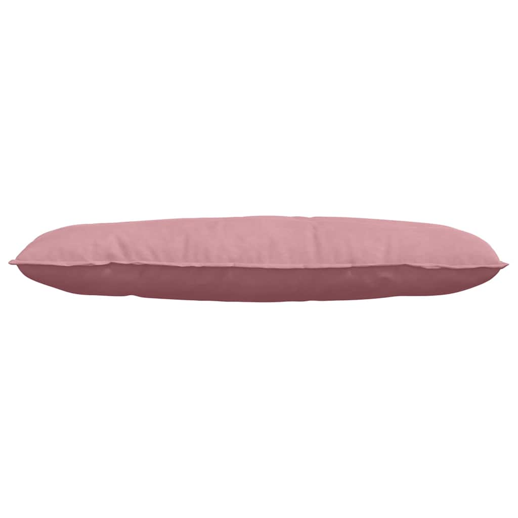 vidaXL Poduszka na plecy Różowy 120 x 50 cm Tkanina sztruksowa