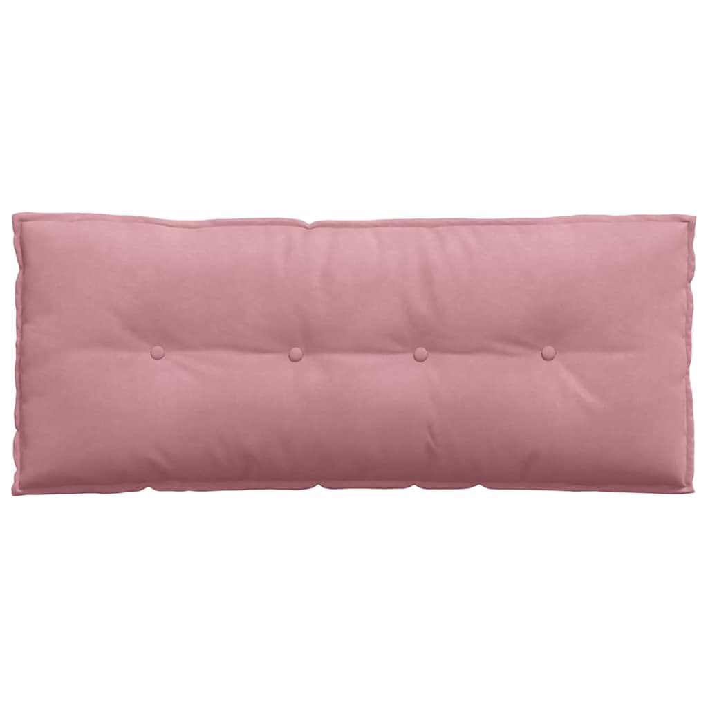 vidaXL Poduszka na plecy Różowy 120 x 50 cm Tkanina sztruksowa