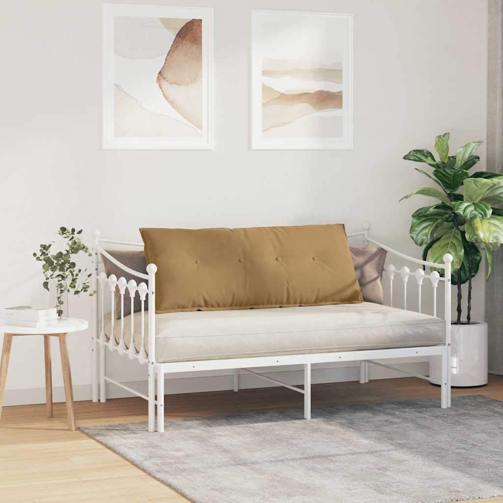 vidaXL Poduszka na plecy Brązowy 120 x 50 cm Tkanina sztruksowa