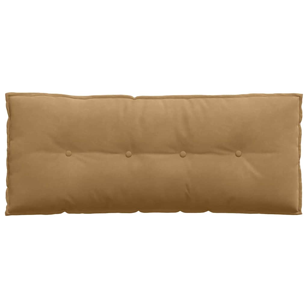 vidaXL Poduszka na plecy Brązowy 120 x 50 cm Tkanina sztruksowa