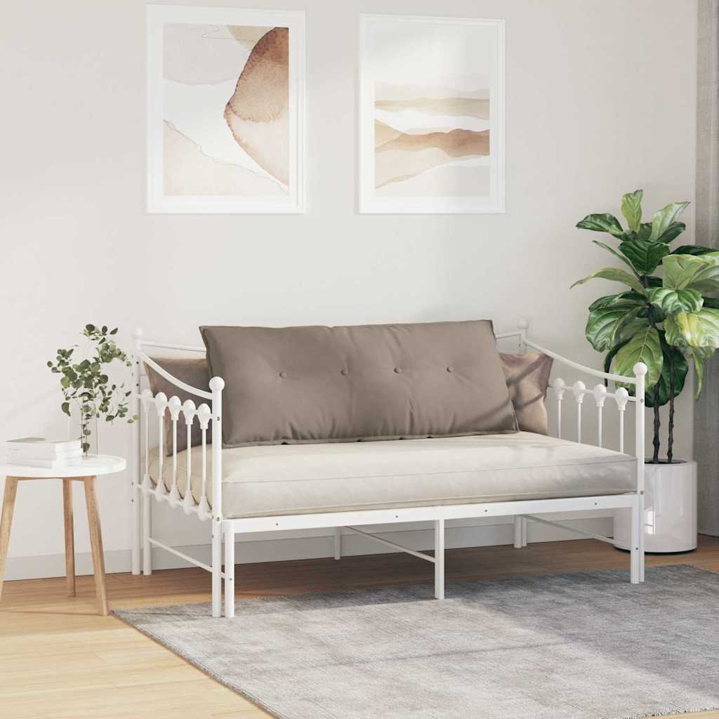 vidaXL Poduszka na plecy Ciemnoszary 120 x 50 cm Tkanina mikrofibrowa