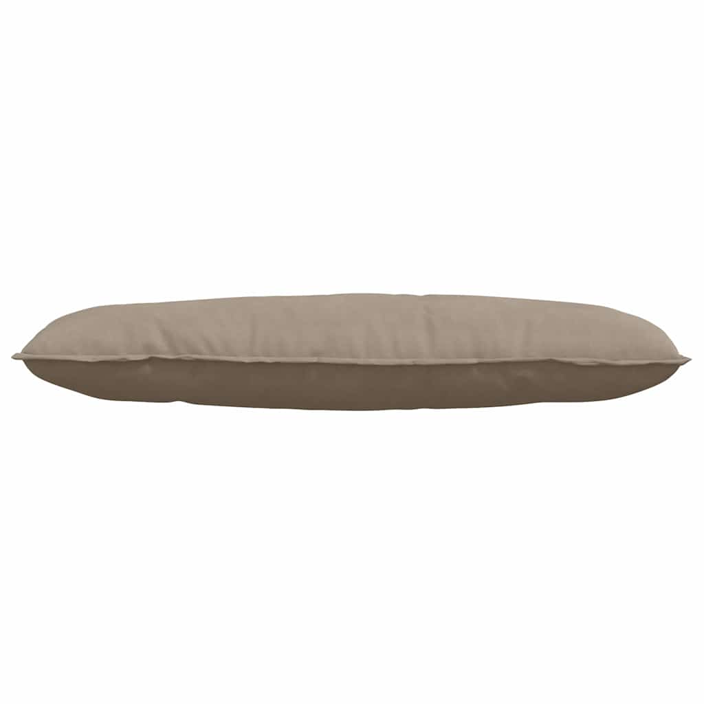 vidaXL Poduszka na plecy Ciemnoszary 120 x 50 cm Tkanina mikrofibrowa
