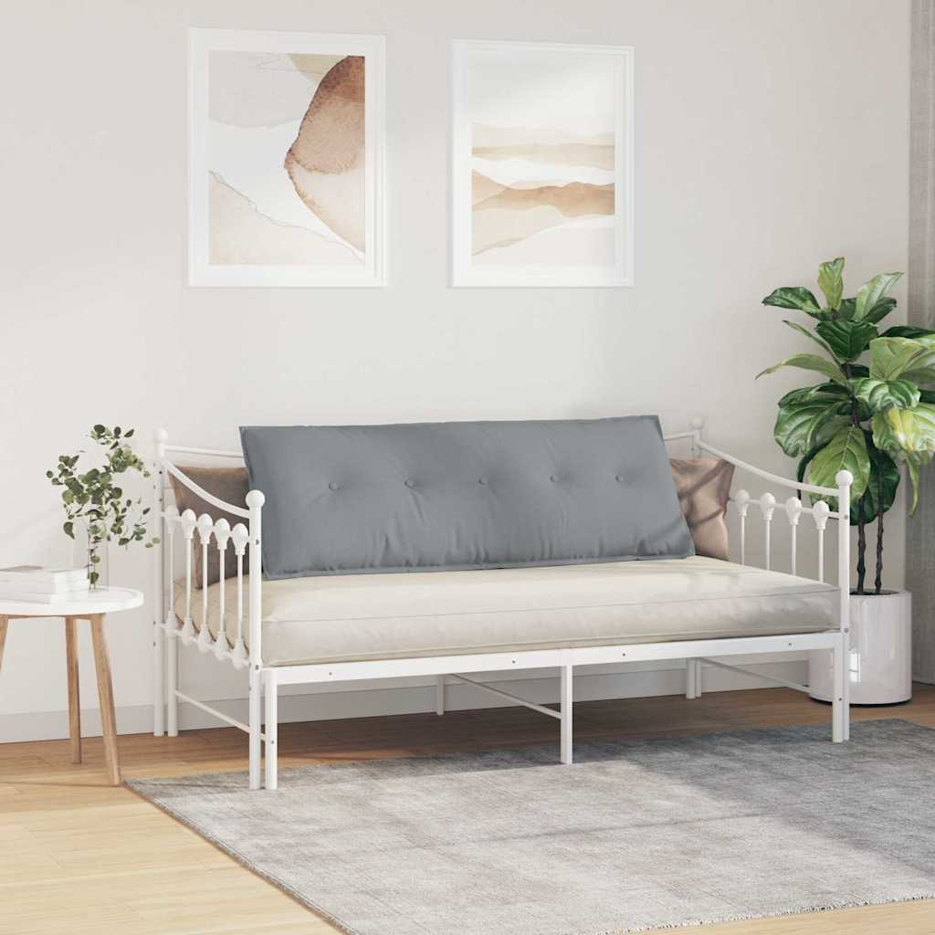 vidaXL Poduszka na plecy Jasnoszary 140 x 19 x 50 cm tkanina