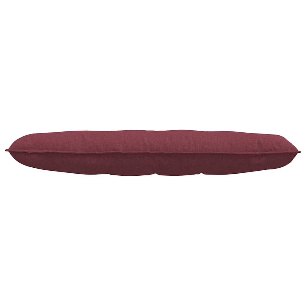 vidaXL Poduszka na plecy Czerwone wino 140 x 19 x 50 cm tkanina