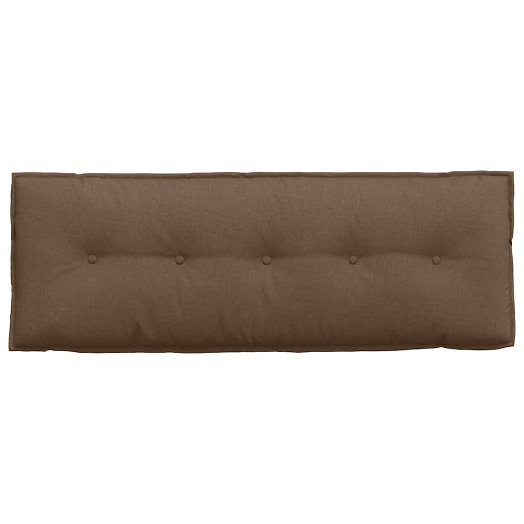 vidaXL Poduszka na plecy Brązowy 140 x 19 x 50 cm tkanina