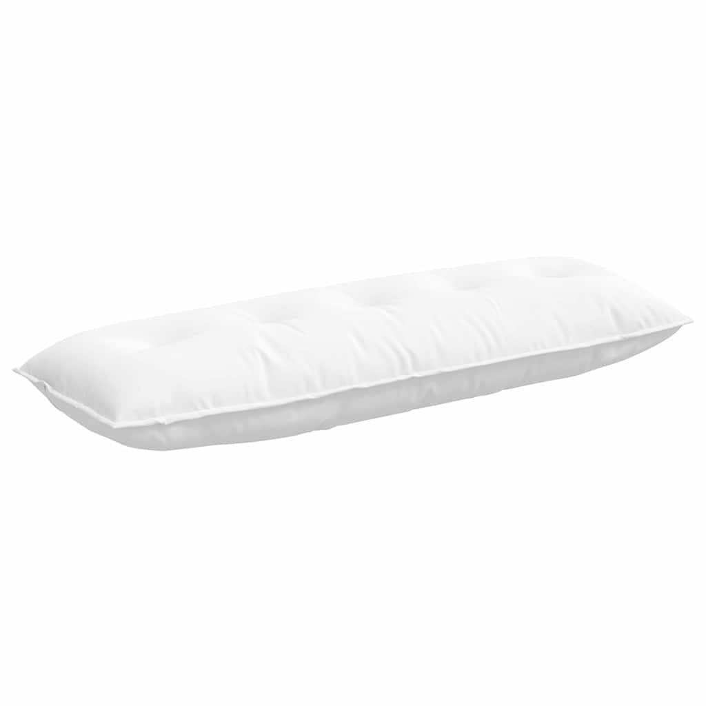 vidaXL Poduszka na plecy Biały 140 x 19 x 50 cm tkanina