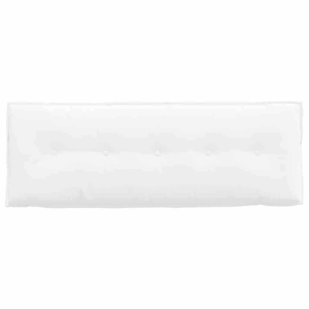 vidaXL Poduszka na plecy Biały 140 x 19 x 50 cm tkanina