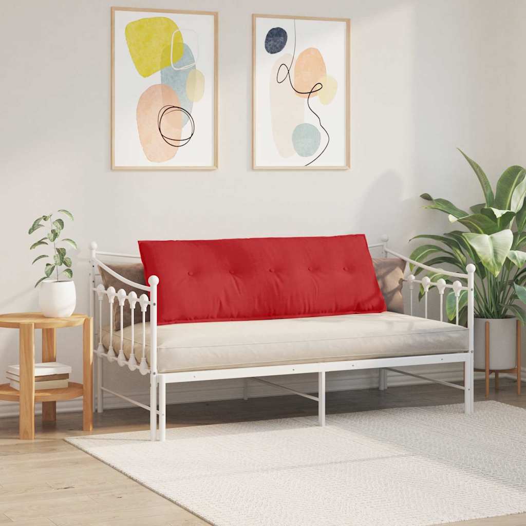 vidaXL Poduszka na plecy Czerwony 140 x 19 x 50 cm tkanina