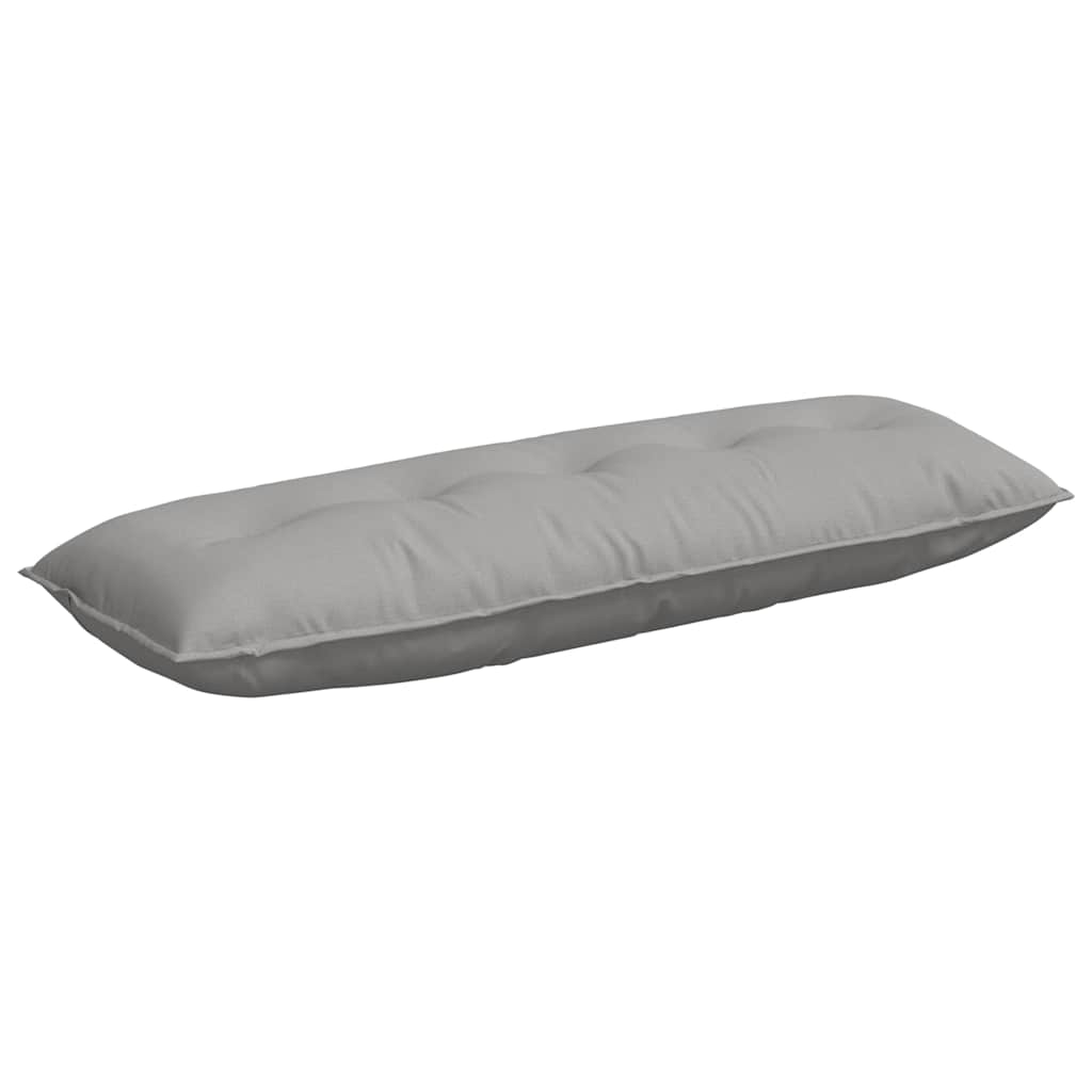 vidaXL Poduszka na plecy Szary chmur 140 x 19 x 50 cm tkanina