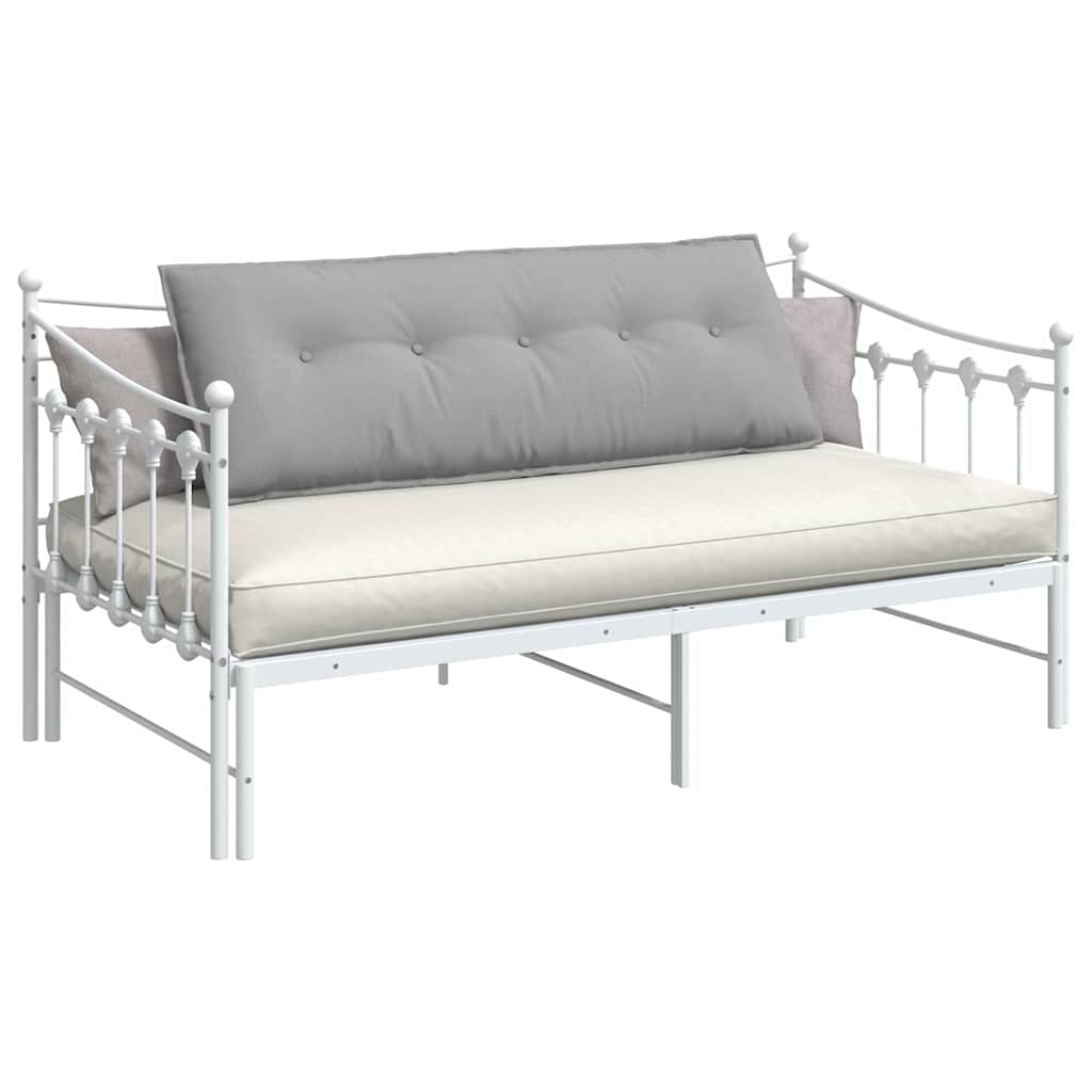 vidaXL Poduszka na plecy Szary chmur 140 x 19 x 50 cm tkanina