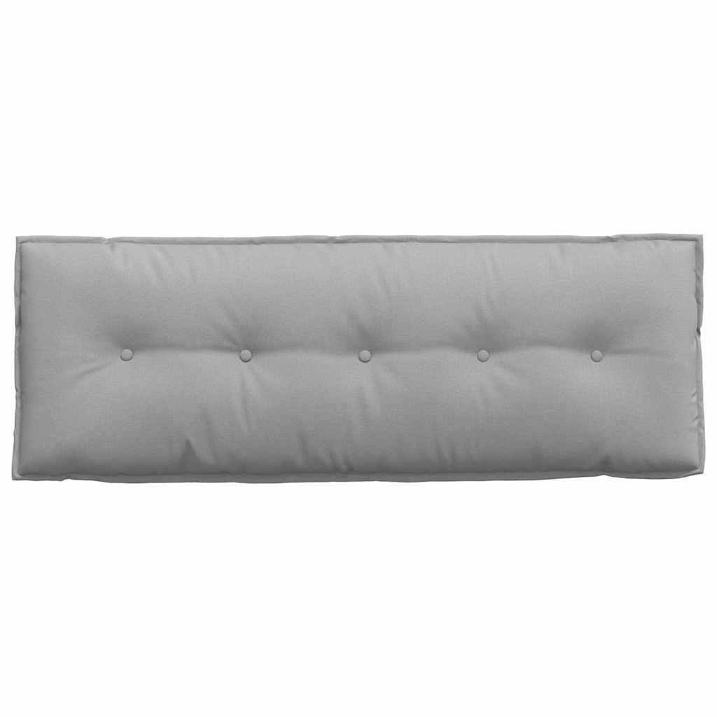 vidaXL Poduszka na plecy Szary chmur 140 x 19 x 50 cm tkanina