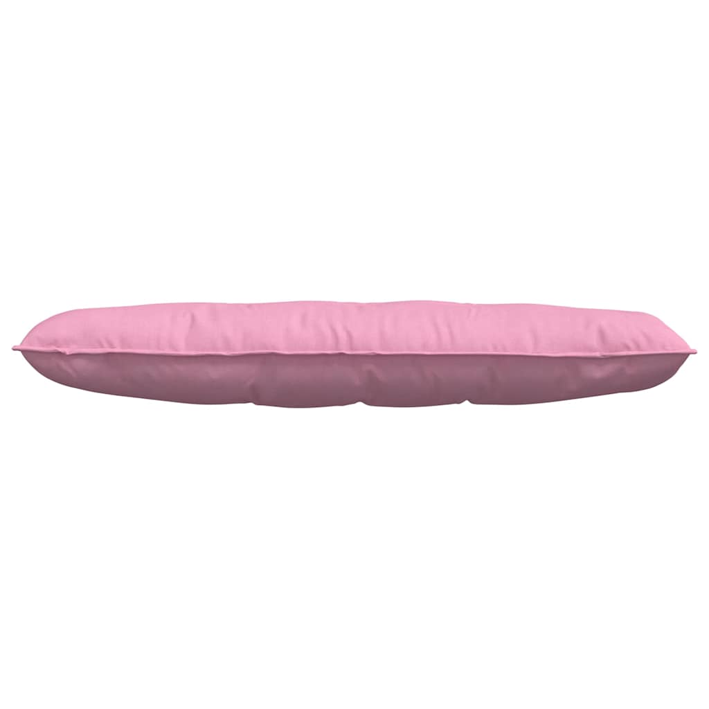 vidaXL Poduszka na plecy Różowy 140 x 19 x 50 cm tkanina