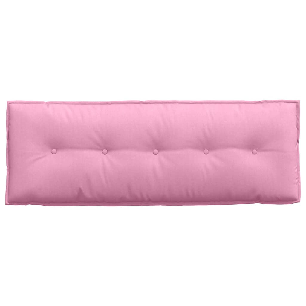 vidaXL Poduszka na plecy Różowy 140 x 19 x 50 cm tkanina