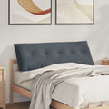 vidaXL Poduszka na plecy Ciemnoszary 140 x 50 cm Tkanina sztruksowa