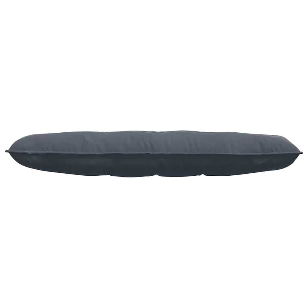 vidaXL Poduszka na plecy Ciemnoszary 140 x 50 cm Tkanina sztruksowa