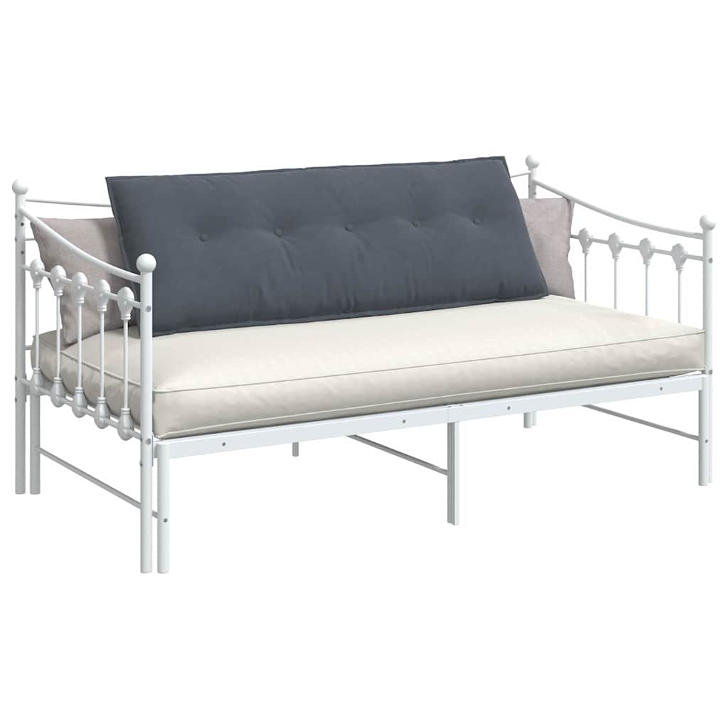 vidaXL Poduszka na plecy Ciemnoszary 140 x 50 cm Tkanina sztruksowa