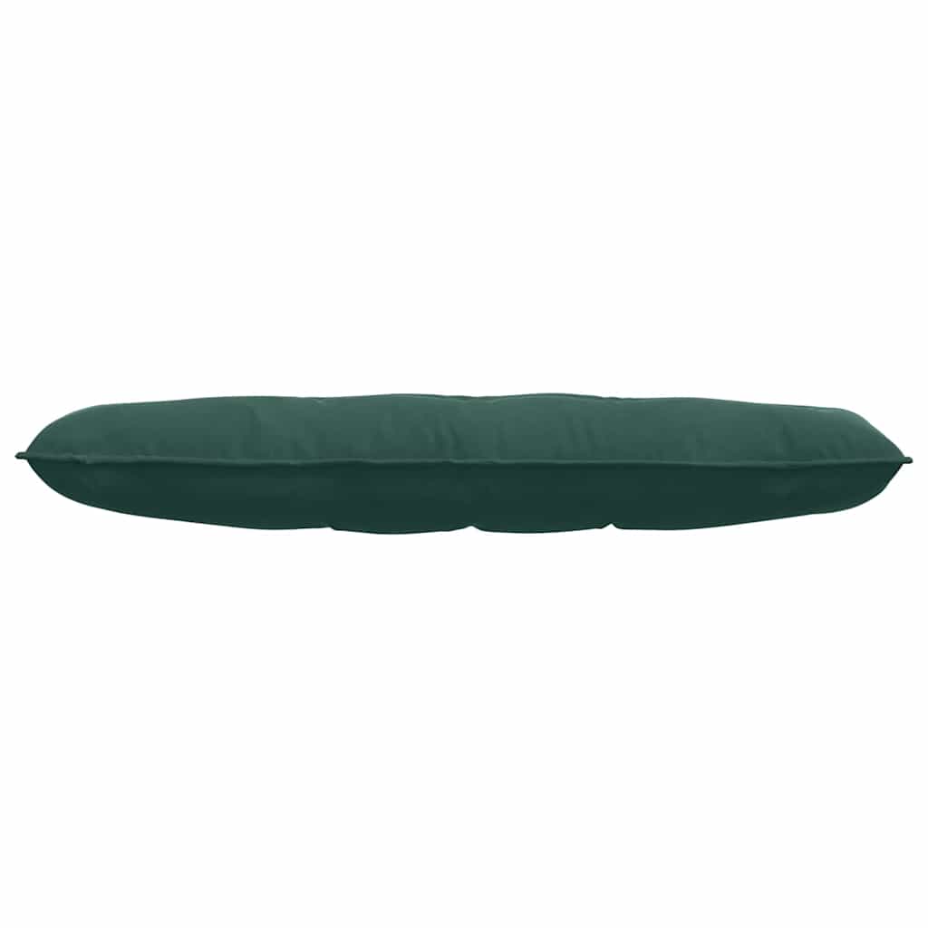 vidaXL Poduszka na plecy Ciemna zieleń 140 x 50 cm Tkanina sztruksowa