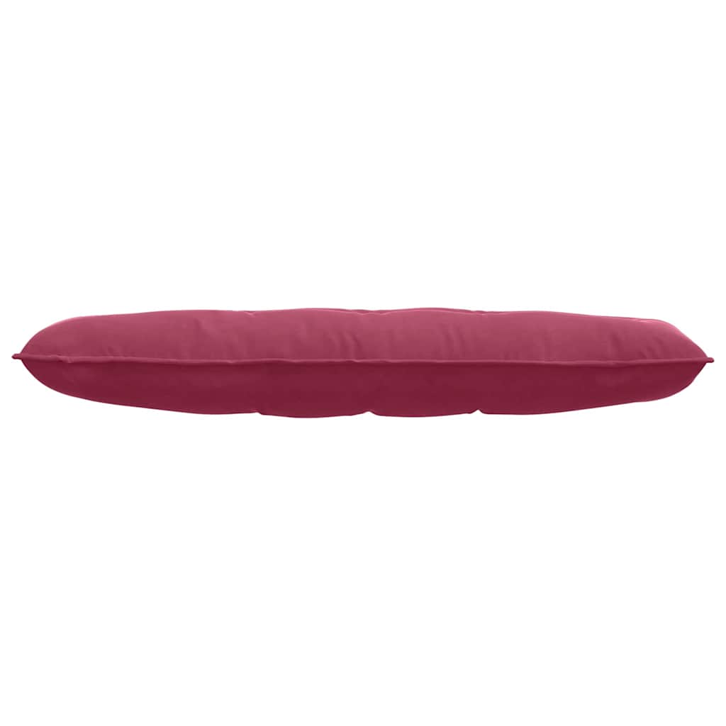 vidaXL Poduszka na plecy Czerwone wino 140 x 50 cm Tkanina sztruksowa