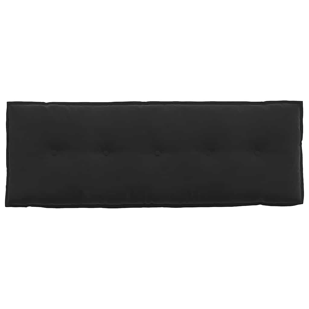 vidaXL Poduszka na plecy Czarny 140 x 50 cm Tkanina sztruksowa