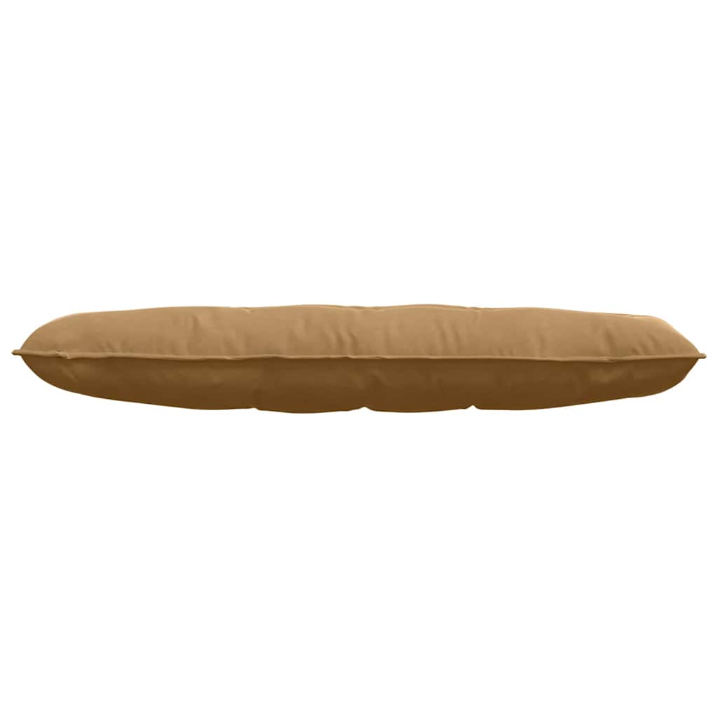 vidaXL Poduszka na plecy Brązowy 140 x 50 cm Tkanina sztruksowa
