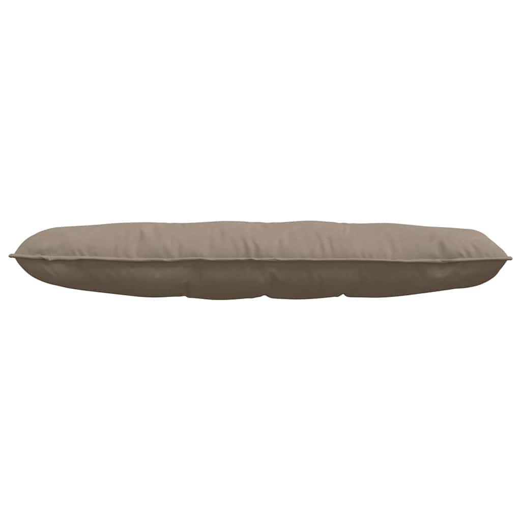 vidaXL Poduszka na plecy Ciemnoszary 140 x 50 cm Tkanina mikrofibrowa